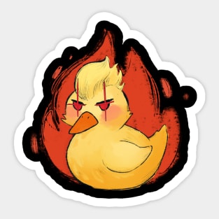 ANGRY DUCK Sticker